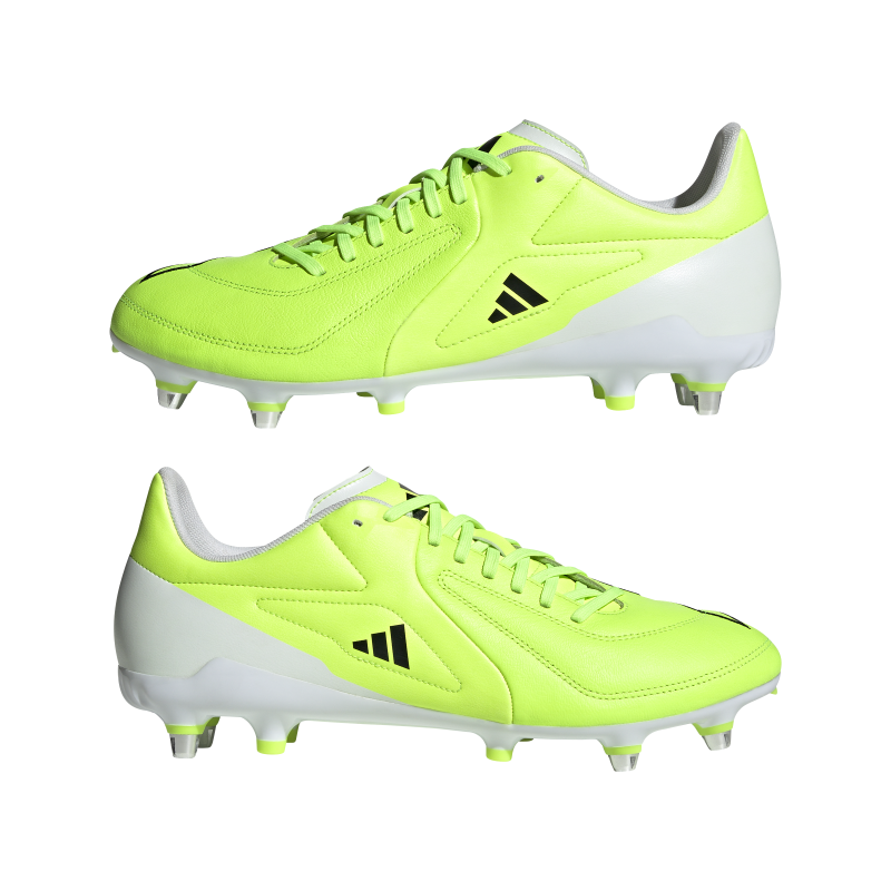 Adizero RS15 Elite Rugby Boots (SG) - Lucid Yellow pair