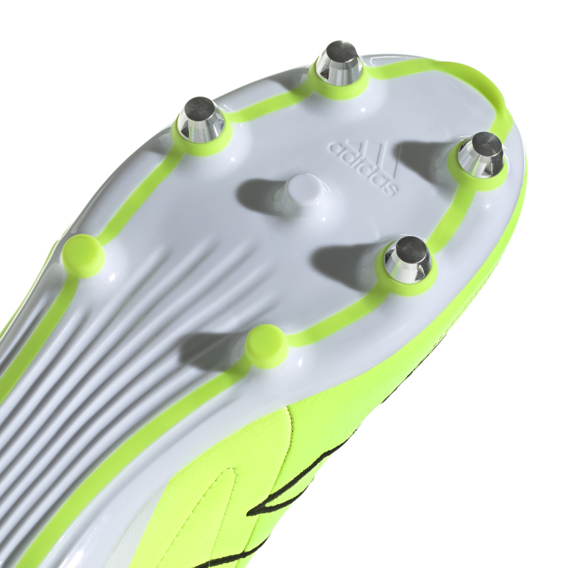 Adizero RS15 Elite Rugby Boots (SG) - Lucid Yellow stud 1
