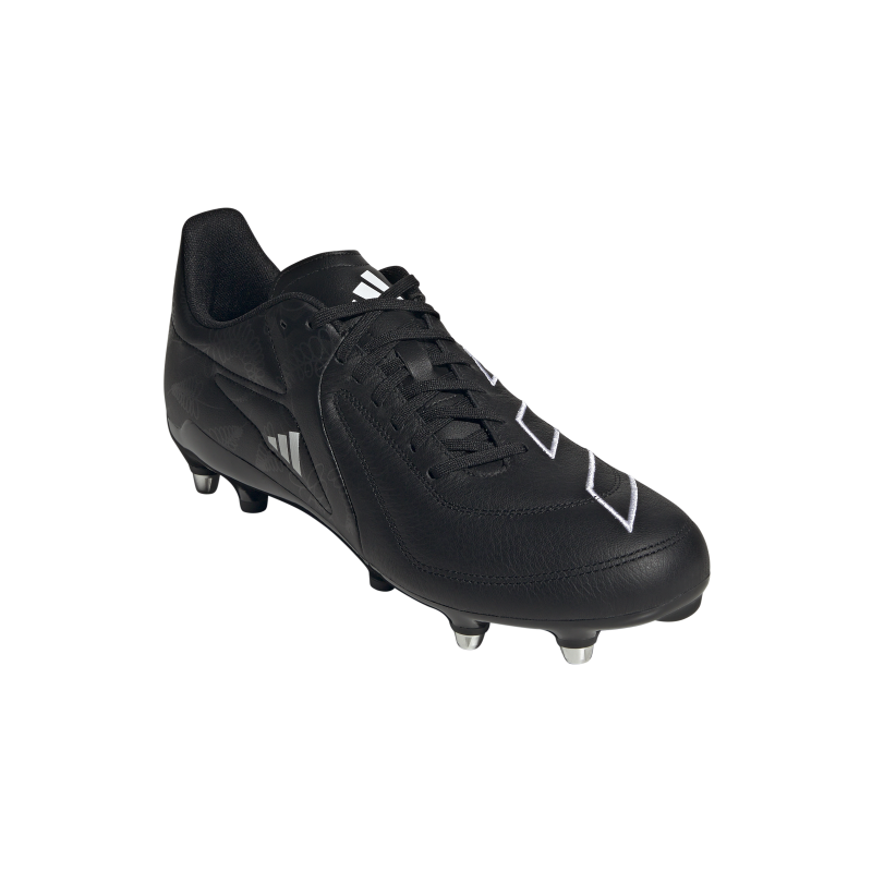 adidas RS15 Firm Ground Rugby Boots Black front