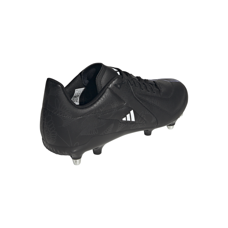 adidas RS15 Firm Ground Rugby Boots Black back