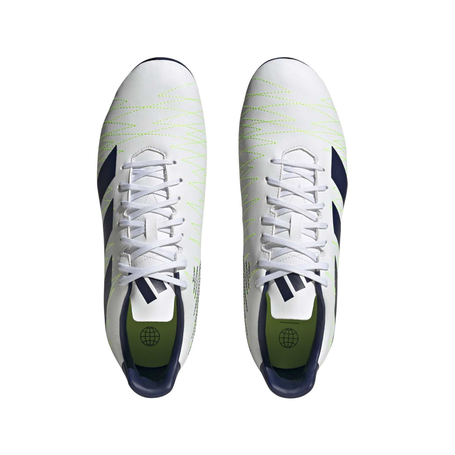 adidas Kakari Rugby Boots (SG) White The Rugby Shop