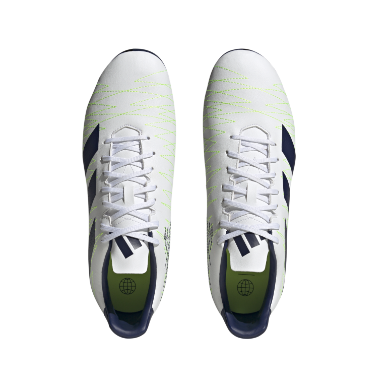 adidas Kakari Rugby Boots (SG) White The Rugby Shop