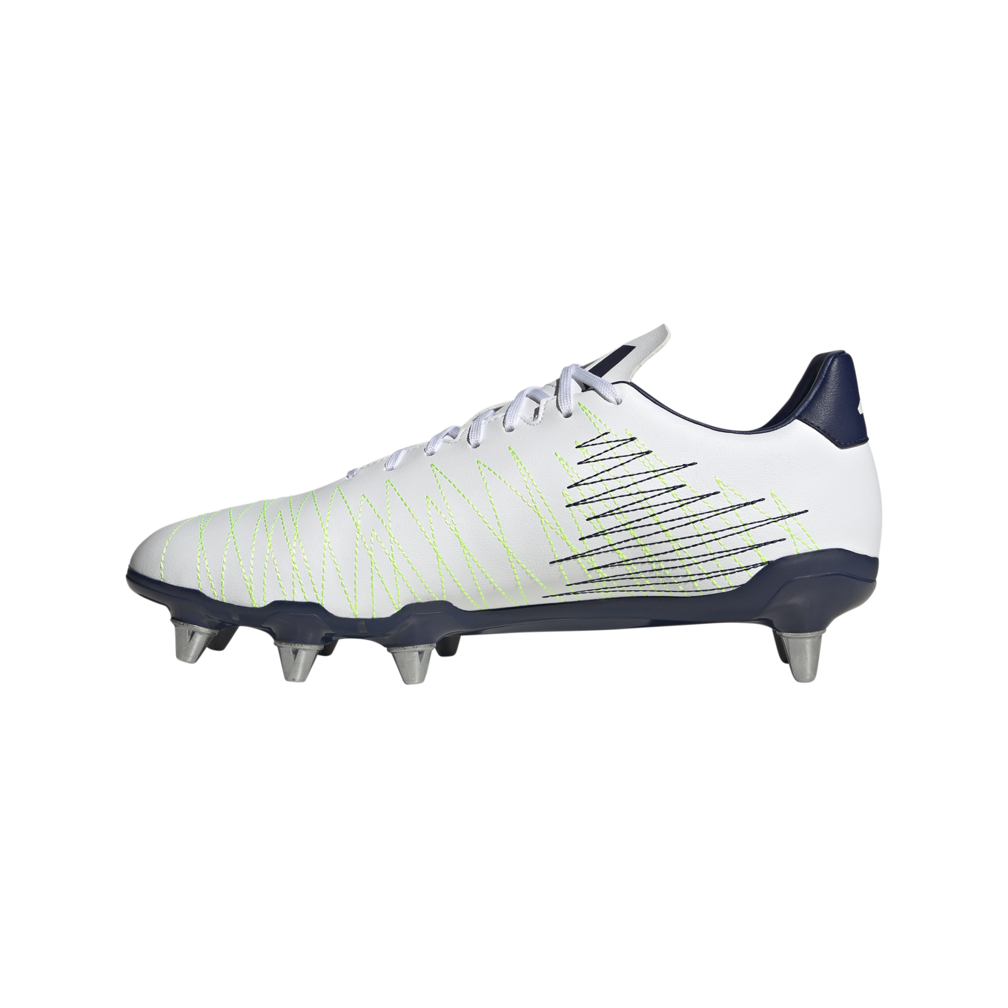 adidas Kakari Rugby Boots (SG) White The Rugby Shop