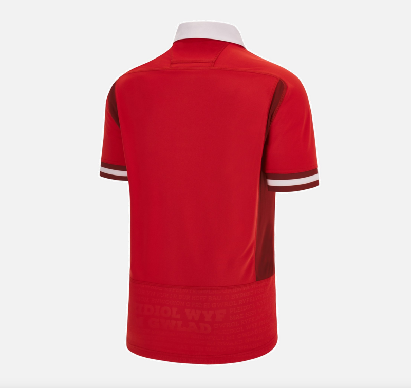 RWC 2023 Welsh Rugby home replica shirt back