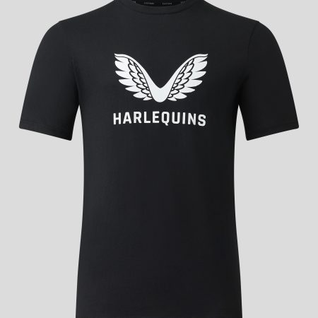 Harlequins Cotton T-Shirt Black