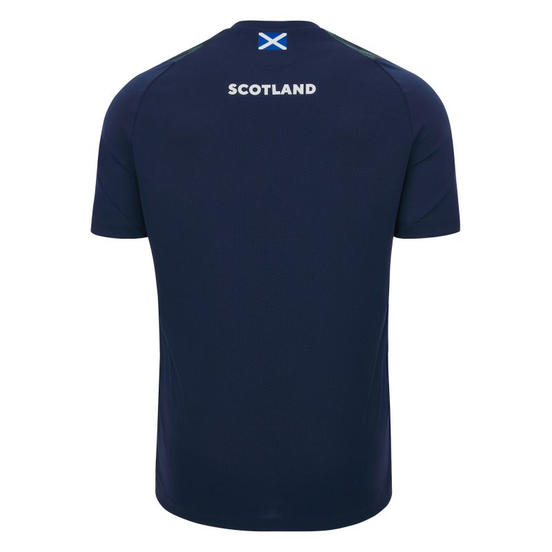 Scotland Rugby Training T-shirt Navy 23/24 back