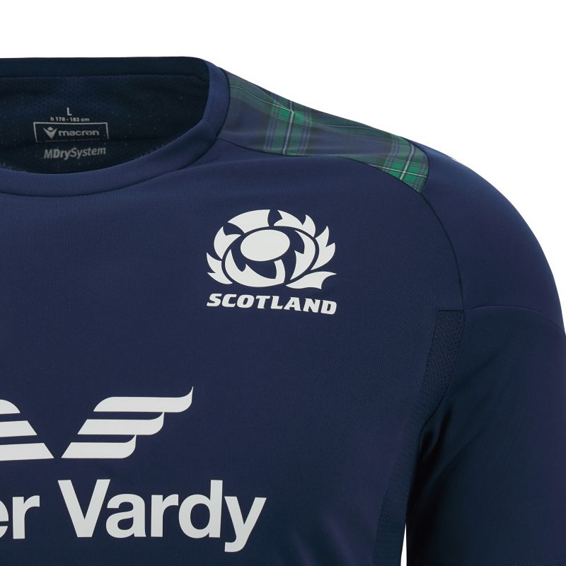 Scotland Rugby Training T-shirt Navy 23/24 3