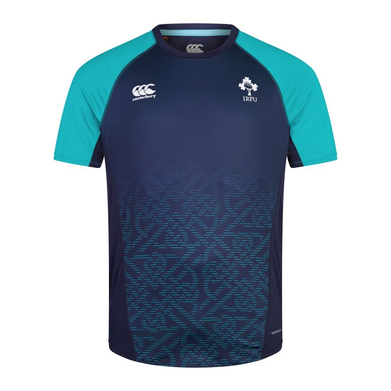 23/24 Ireland Rugby Superlight Training Tshirt Navy The Rugby Shop