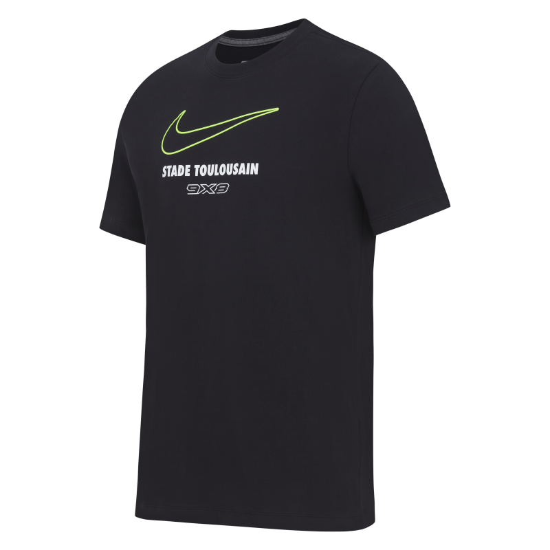 2023/24 Stade Toulouse Mens Nike Cotton T-shirt - Black