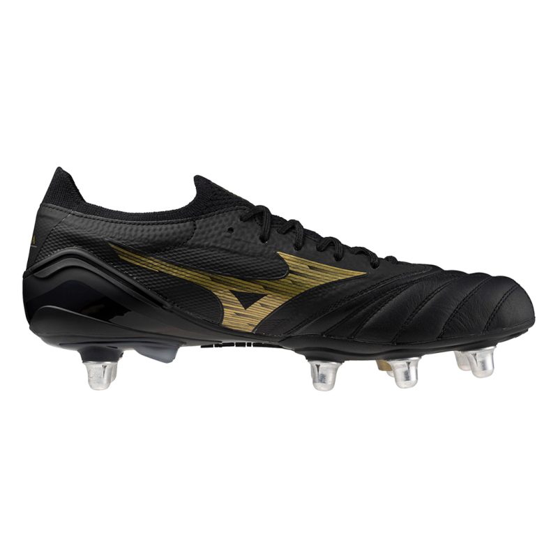 Mizuno Morelia Neo Black/Gold rugby boots