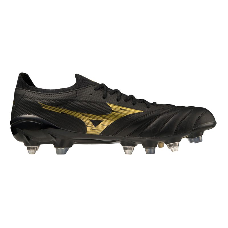 Mizuno Morelia Neo mix Black/Gold rugby boots 3