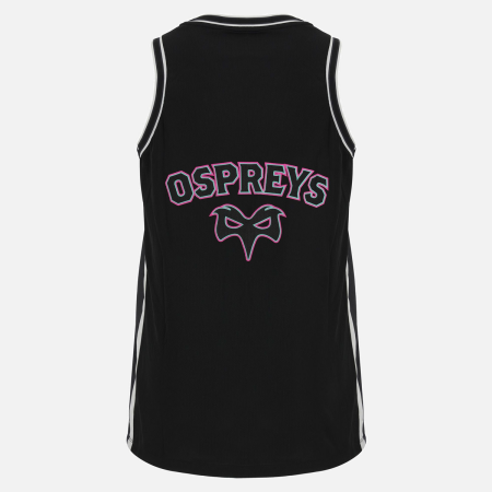 Ospreys Rugby 2023/24 basketball singlet back