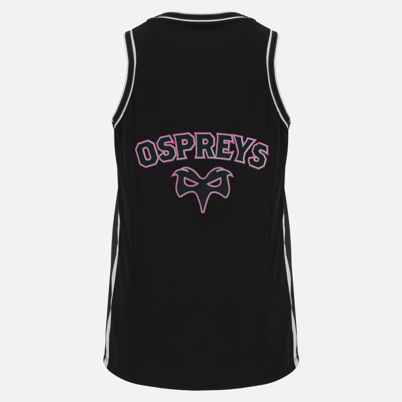 Ospreys Rugby 2023/24 basketball singlet back