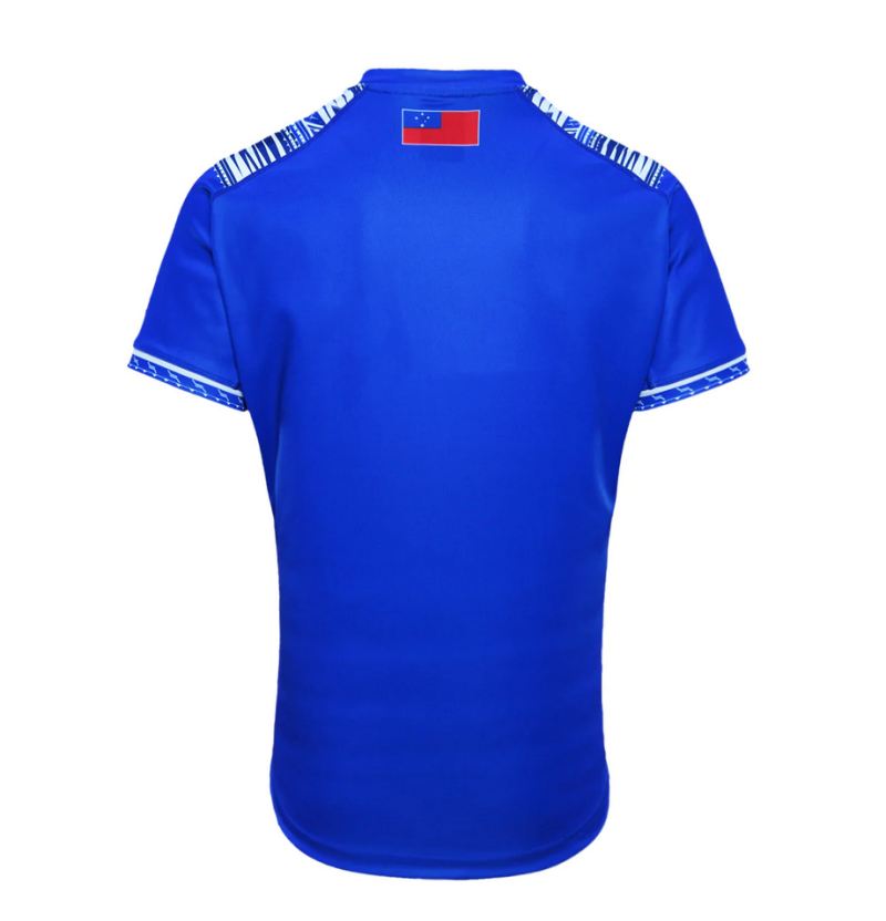 Samoa Rugby League Mens Replica Home Jersey back