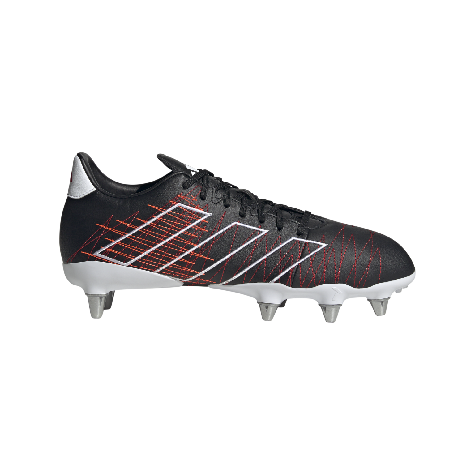 adidas Kakari Elite Rugby boots Black/Red The Rugby Shop