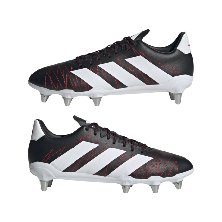 adidas Kakari SG rugby boots Black/Red 1