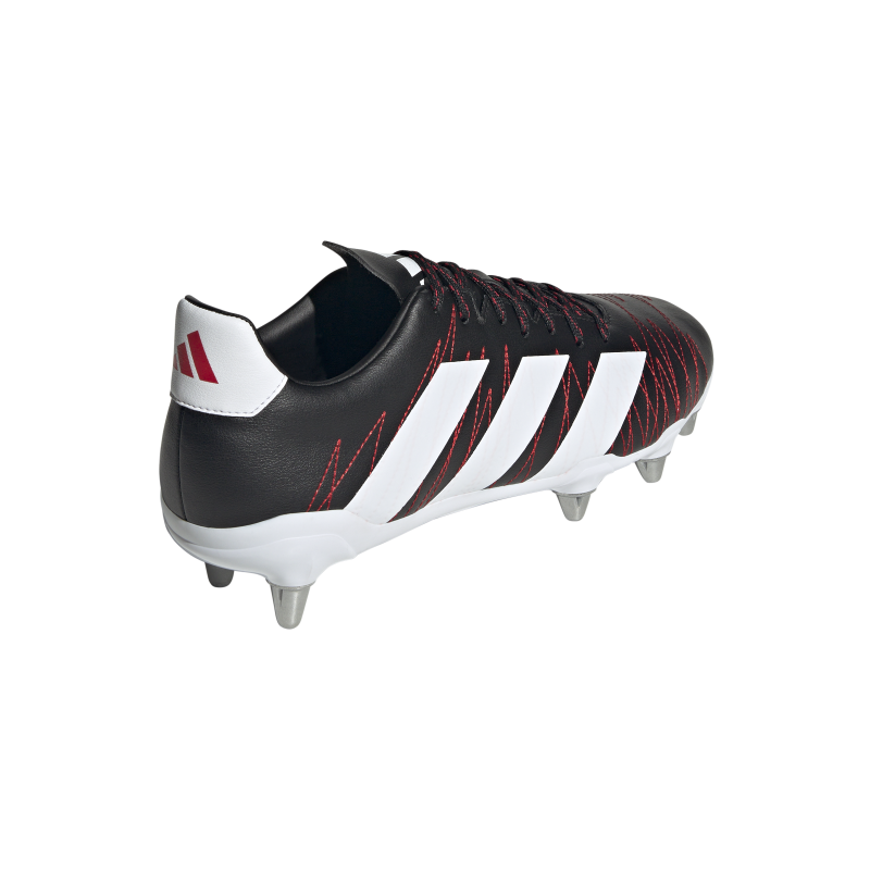 adidas Kakari SG rugby boots Black/Red 4