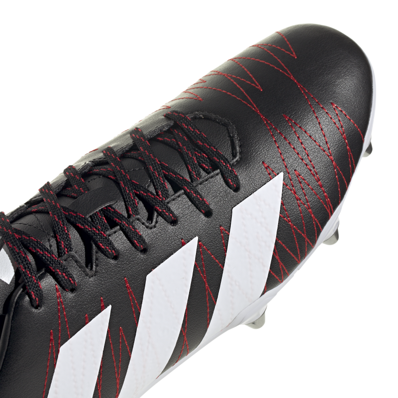 adidas Kakari SG rugby boots Black/Red 2