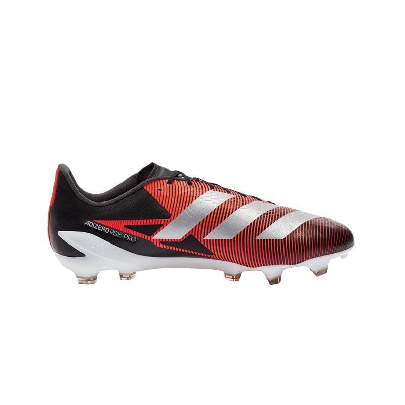 Adizero RS15 Pro Rugby Boots (FG) – Black/Red