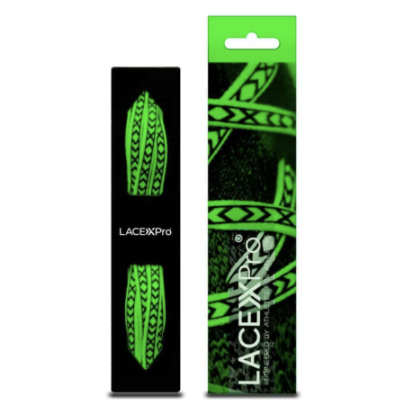 LaceX Boot Laces green