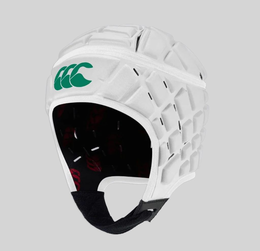 Canterbury Raze Headguard White/Green The Rugby Shop