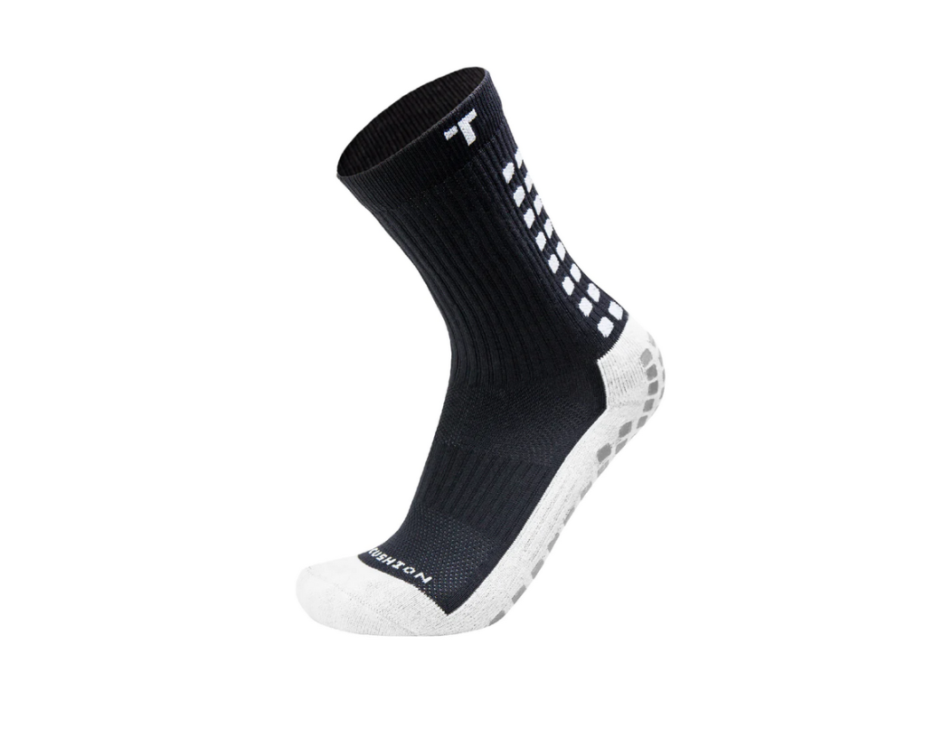 TRUsox® 3.0 Grip Socks MidCalf Length Black The Rugby Shop