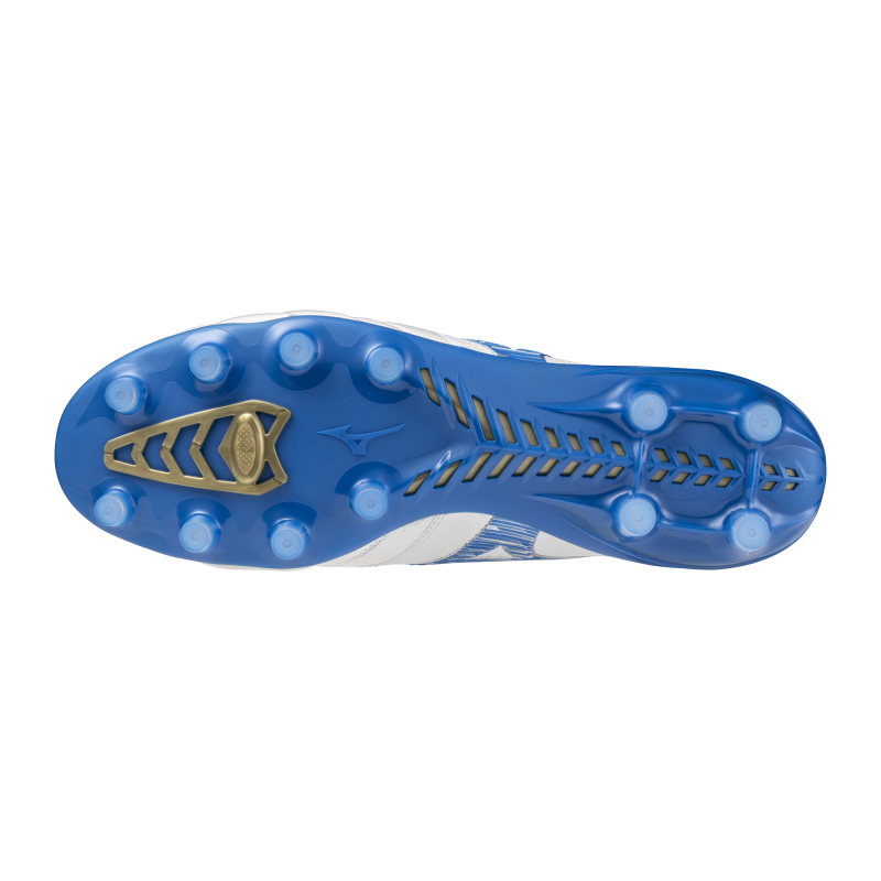 Mizuno Morela Neo Made in Japan FG – White/Blue sole