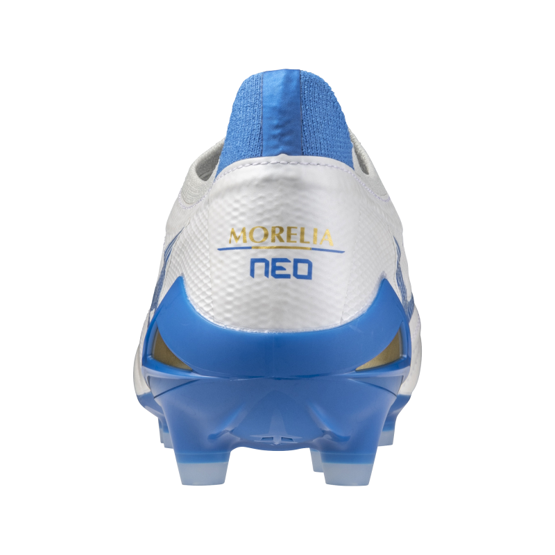 Mizuno Morelia Neo Elite FG Boots - White Blue back