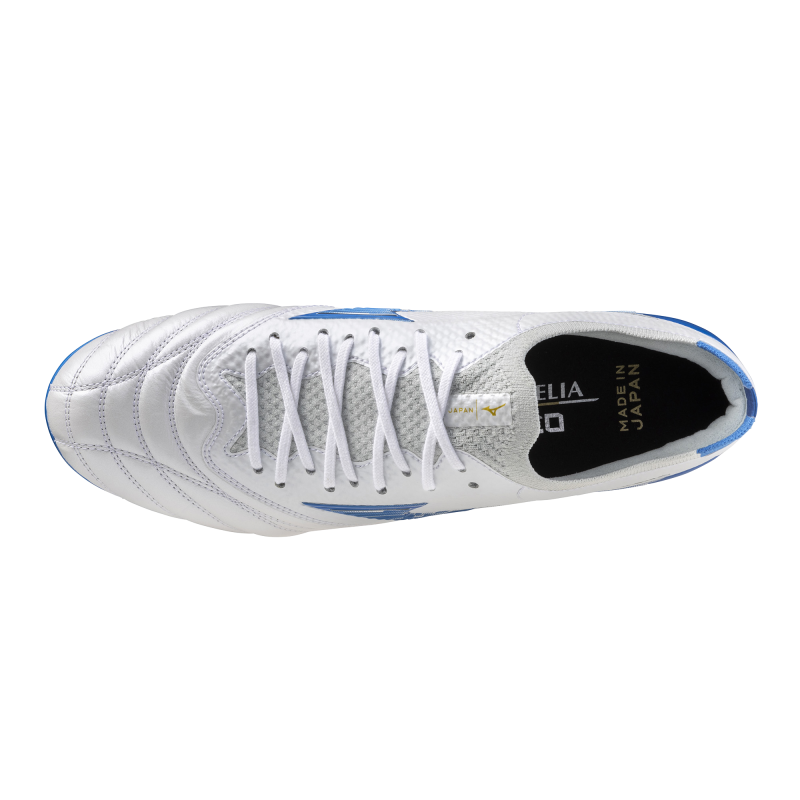 Mizuno Morela Neo Made in Japan FG – White/Blue top