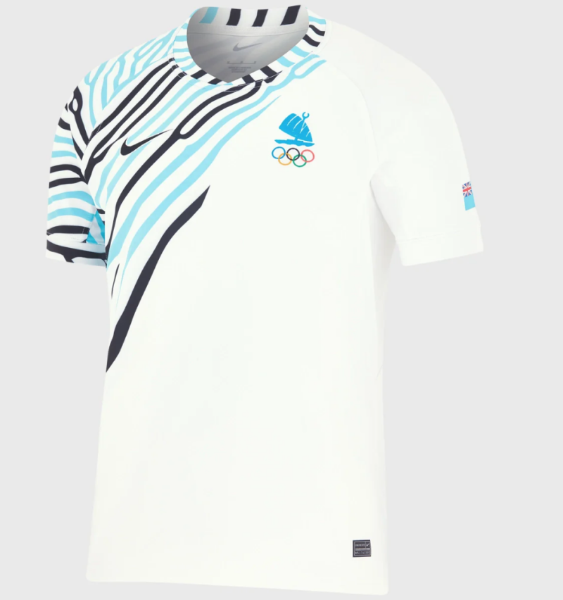 Nike Fiji Olympic 7s Home Stadium Rugby Jersey