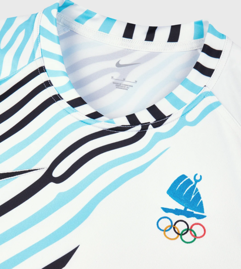 Nike Fiji Olympic 7s Home Stadium Rugby Jersey front