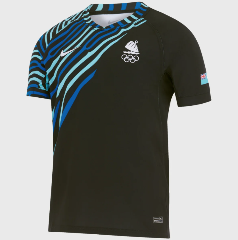 Nike Fiji Olympic 7s Away Stadium Rugby Jersey