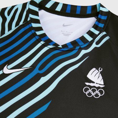 Nike Fiji Olympic 7s Away Stadium Rugby Jersey front