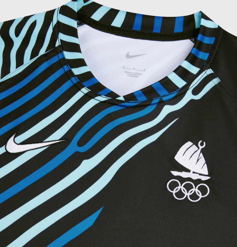 Nike Fiji Olympic 7s Away Stadium Rugby Jersey front