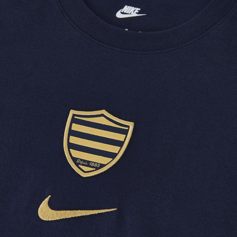 Nike Racing 92 Cotton T-shirt in Navy front