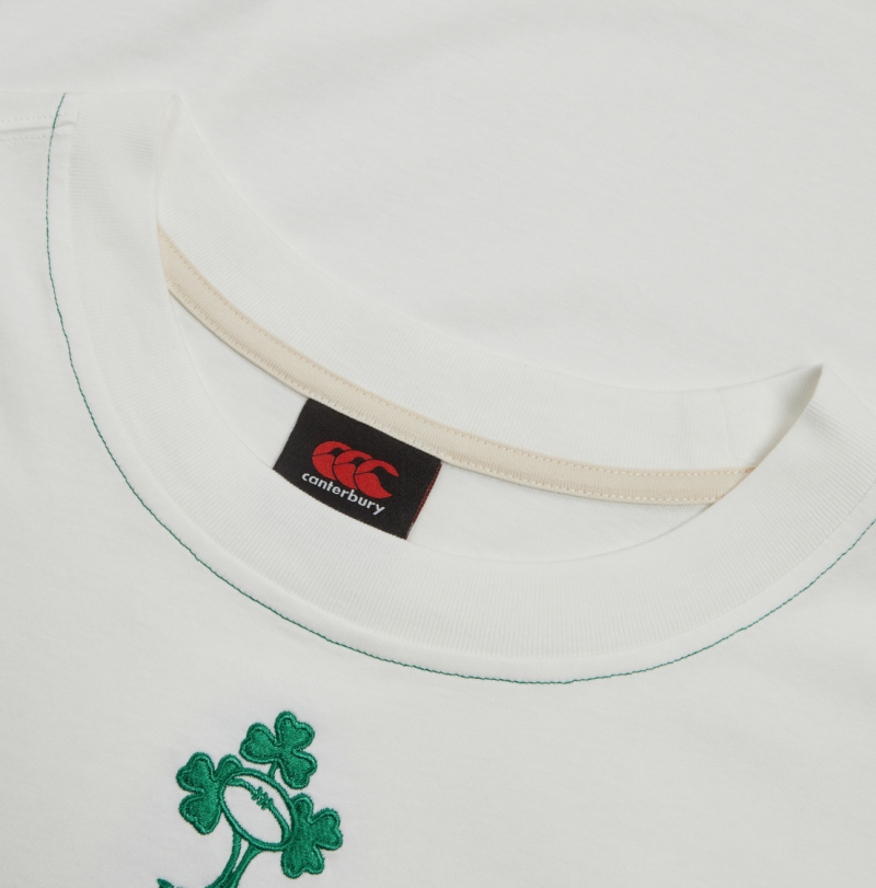 2024/25 Ireland Rugby Cotton T-shirt white front