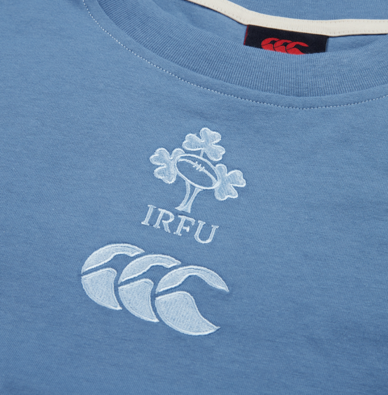 2024/25 Ireland Rugby Cotton T-shirt blue front