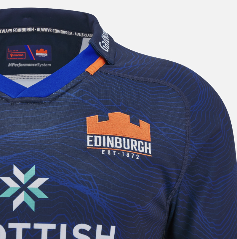 Edinburgh Rugby 2024/25 home replica shirt front