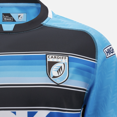 Cardiff Rugby 2024/25 adults' home poly replica shirt front