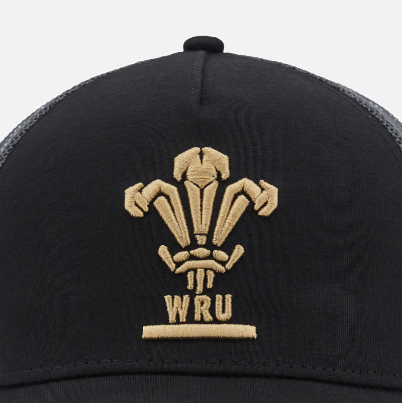 Official Welsh Rugby trucker cap front