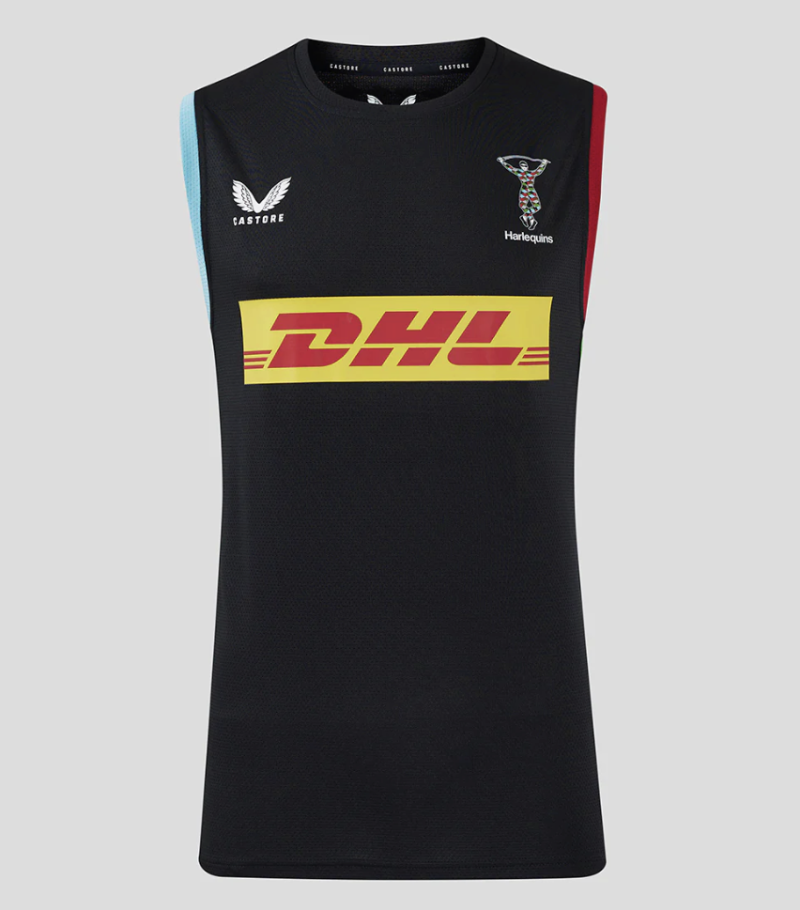 Harlequins Singlet vest black 24/25