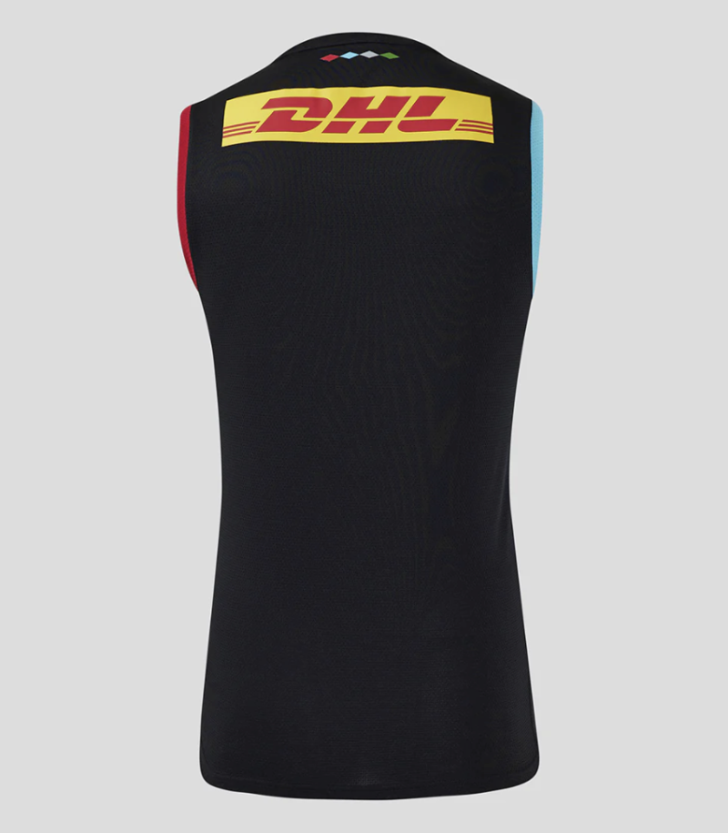 Harlequins Singlet vest black 24/25 back