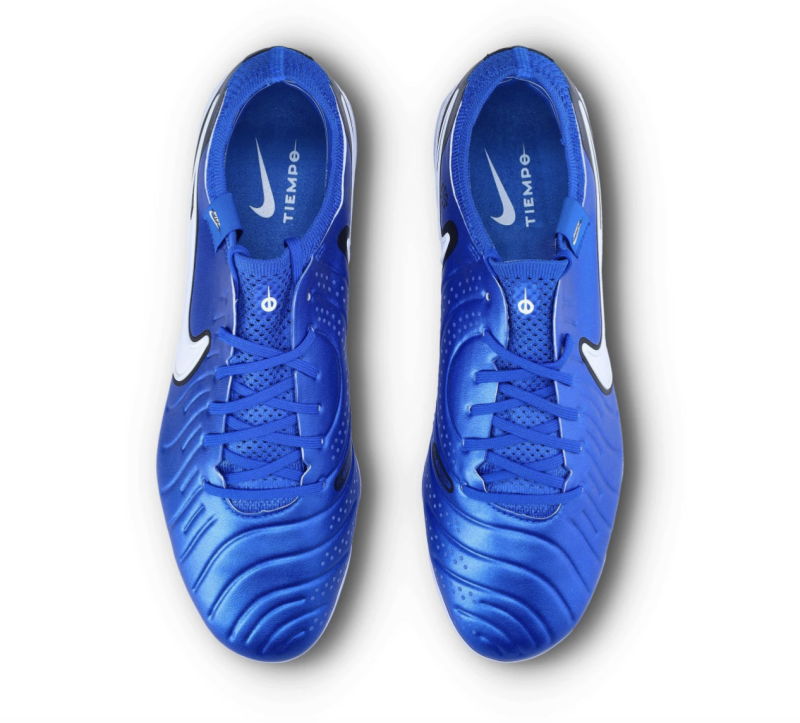 Nike Tiempo Legend 10 Elite FG Signal Blue-White football boots top