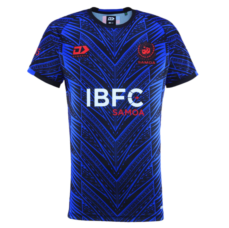 2024 Toa Samoa Rugby League Men’s Black Training Tee 1