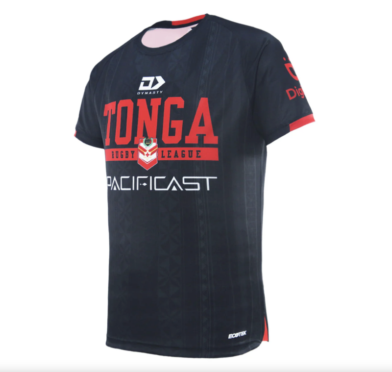 2024 Tonga Rugby League Men’s training Tee black 4