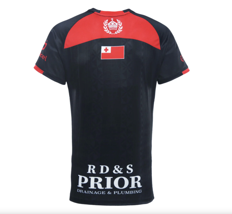 2024 Tonga Rugby League Men’s training Tee black 2