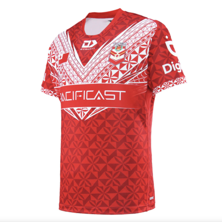 Tonga Rugby League Home Jersey 2024 1