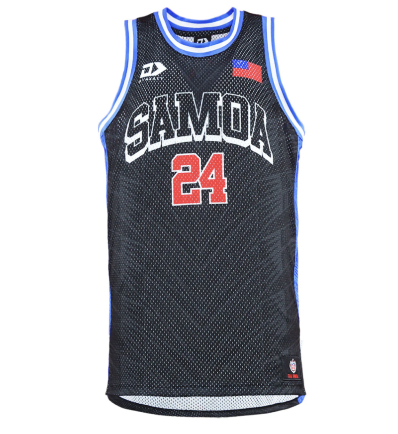 2024 Toa Samoa Rugby League Men’s Basketball Singlet 1