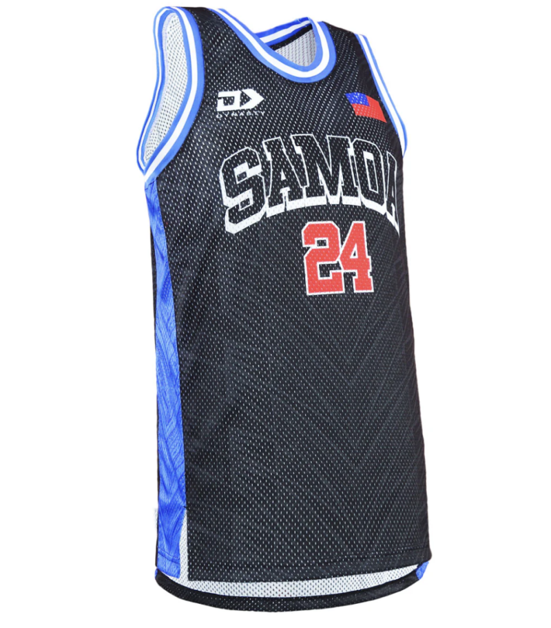 2024 Toa Samoa Rugby League Men’s Basketball Singlet 3