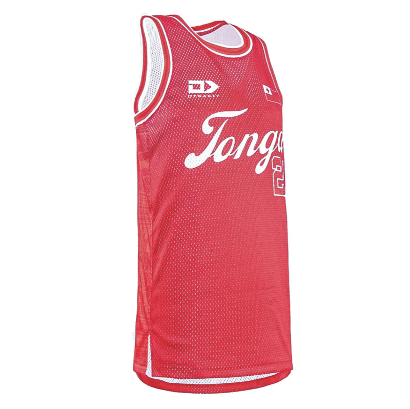 2024 Tonga Rugby League Men’s Basketball Singlet 2